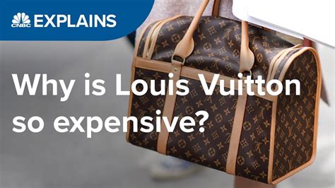 how much is louis vuitton worth|why louis vuitton is expensive.